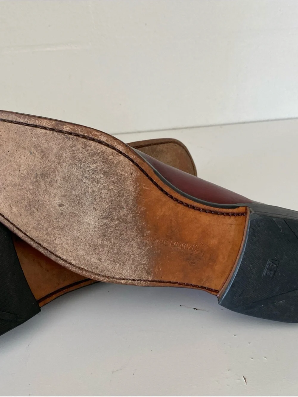 Allen Edmonds polished burgundy